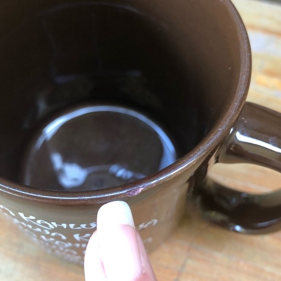 Kahlua Liqueur Brown & White Logo Mug by Kiln Craft Staffordshire England 10oz - Picture 6 of 8